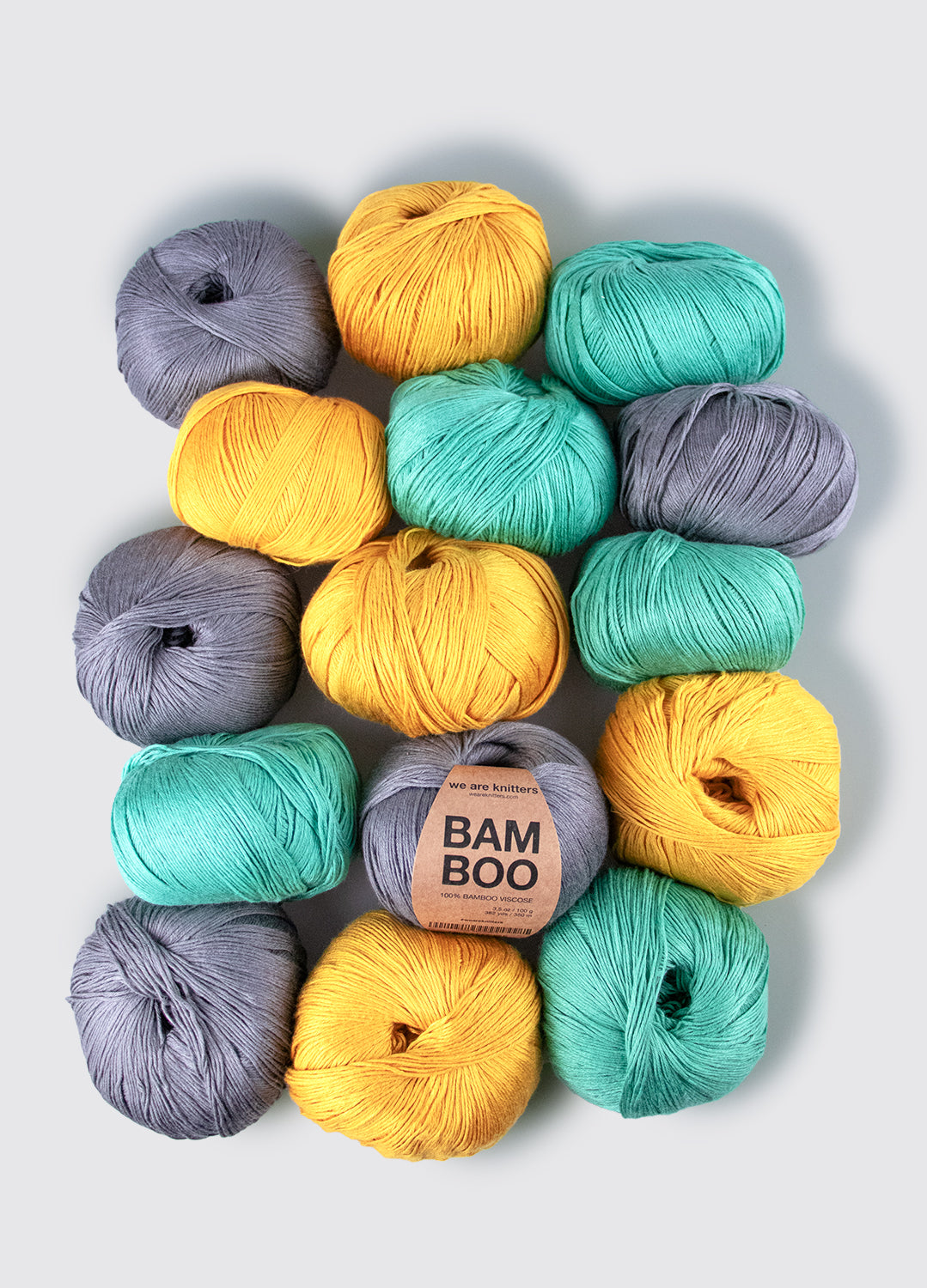 15 Pack of Bamboo Yarn Balls